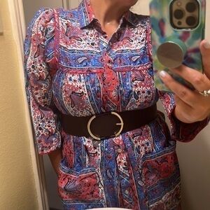 Vintage ▶️ Model Coat ◀️ Kaftan Mumu Dress  Full Snap